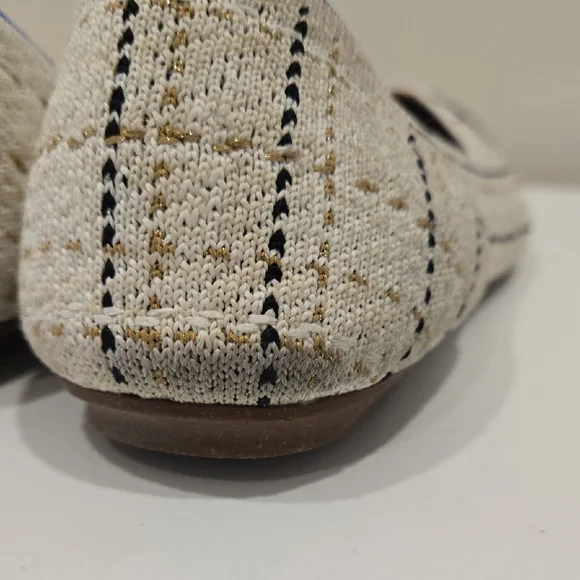 Rothy's Cream and Black Pointed Flats - Picture 7 of 10